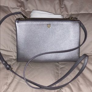 MCM silver crossbody
